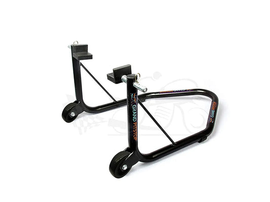 Non-Dismantable Classic Rear Paddock Stand without Skate Wheels - Black - (Bike Wt upto: 350 kgs)