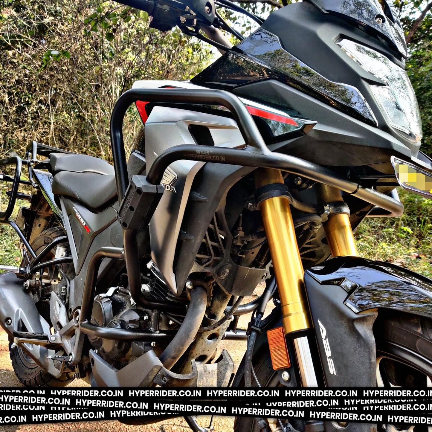 Honda CB 200X Crash Guard with Slider