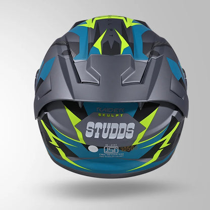 RAIDER SKULPT D1 DECOR MATT GREY & YELLOW