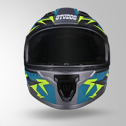 RAIDER SKULPT D1 DECOR MATT GREY & YELLOW