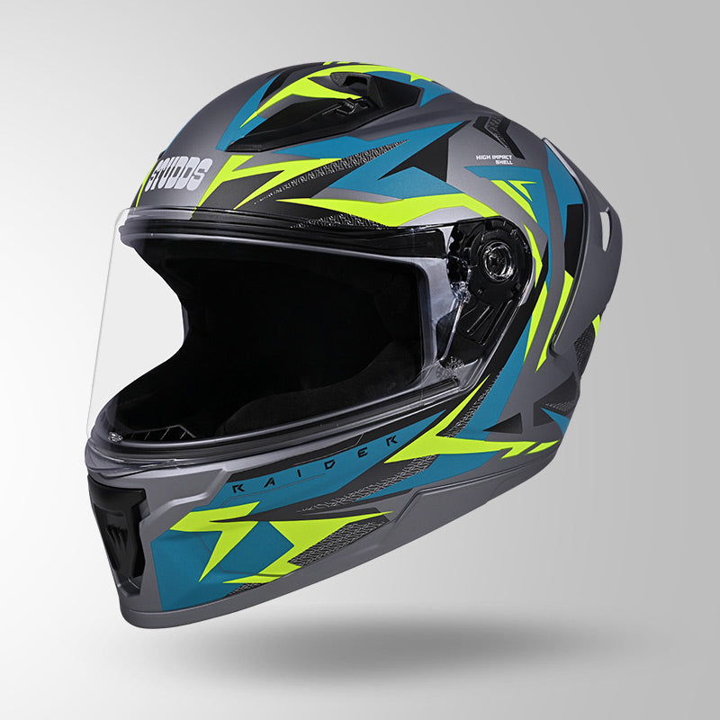 RAIDER SKULPT D1 DECOR MATT GREY & YELLOW
