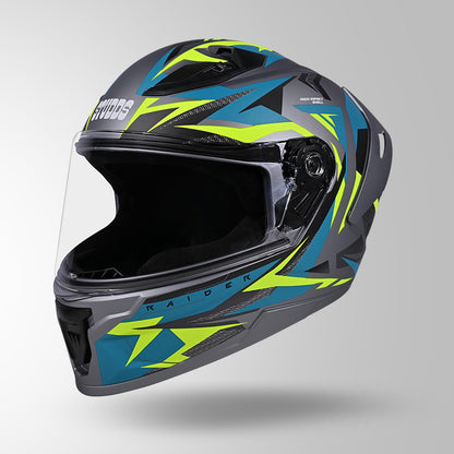 RAIDER SKULPT D1 DECOR MATT GREY & YELLOW