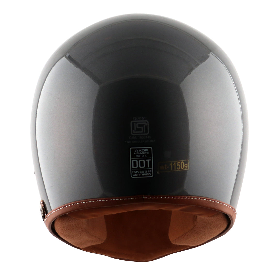 Axor Retro MotoX Helmet Athena Grey