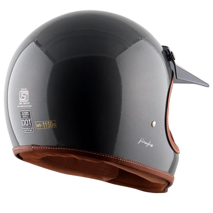 Axor Retro MotoX Helmet Athena Grey
