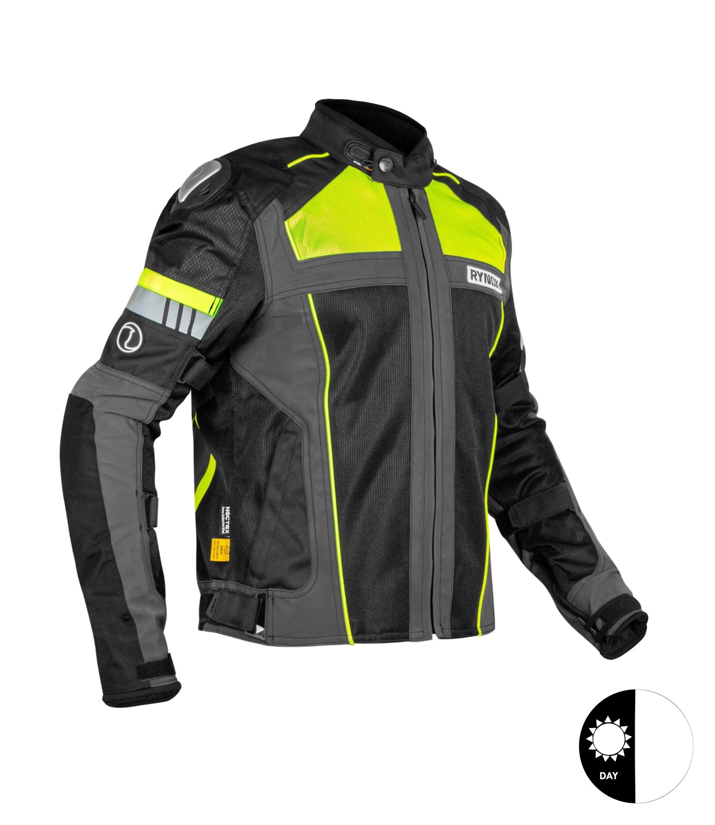 Rynox Storm Evo 2 Grey Neon Riding Jacket