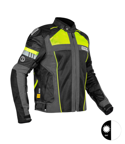 Rynox Storm Evo 2 Grey Neon Riding Jacket