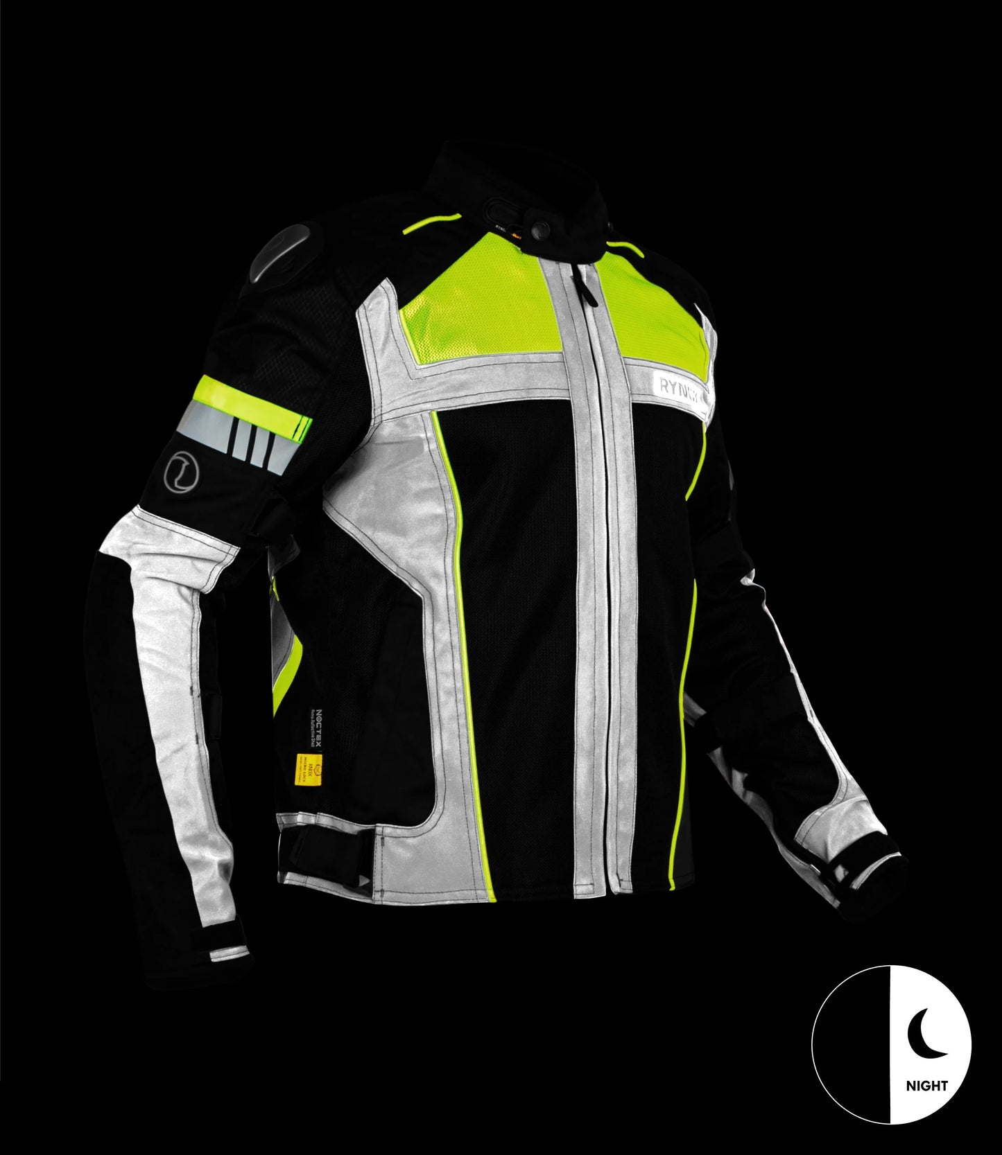 Rynox Storm Evo 2 Grey Neon Riding Jacket