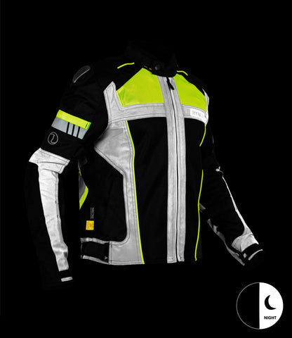 Rynox Storm Evo 2 Grey Neon Riding Jacket