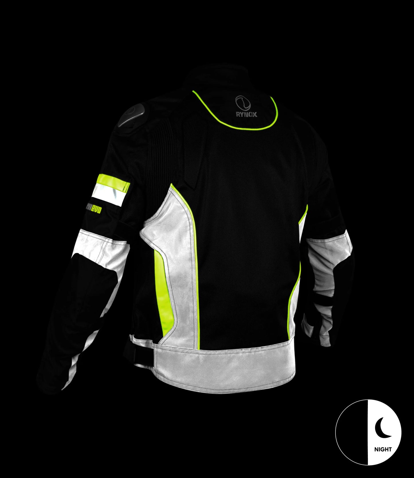 Rynox Storm Evo 2 Grey Neon Riding Jacket