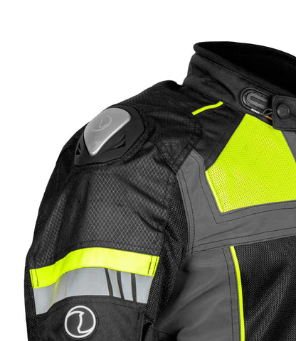 Rynox Storm Evo 2 Grey Neon Riding Jacket
