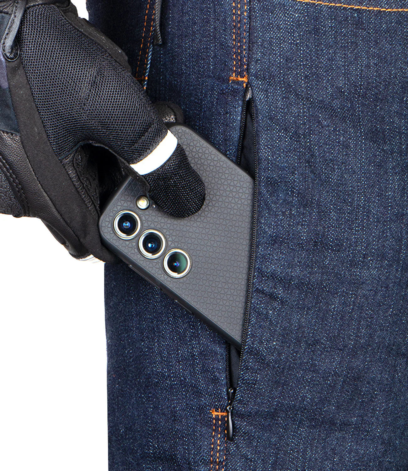 Rynox Downtown Pro Motorcycle Jeans with Rheon Protectors (Indigo Blue)