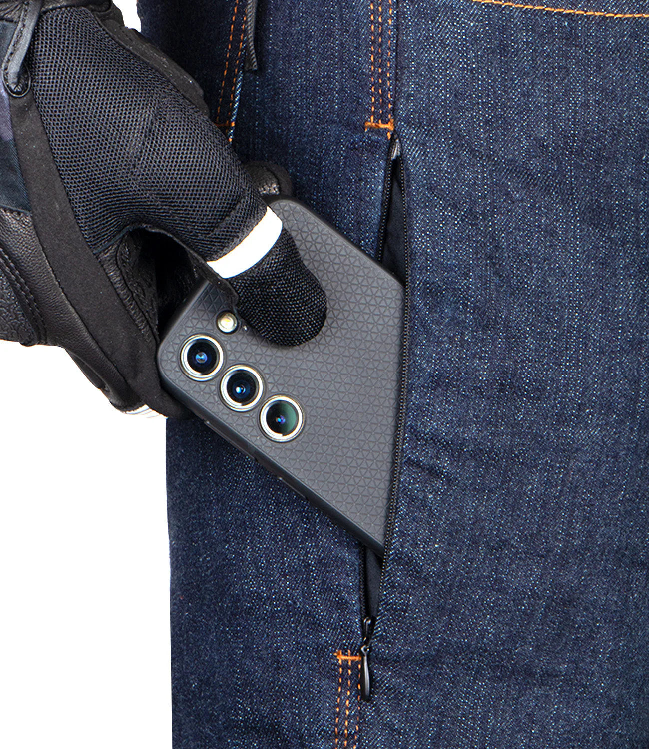 Rynox Downtown Pro Motorcycle Jeans with Rheon Protectors (Indigo Blue)