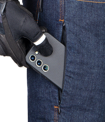 Rynox Downtown Pro Motorcycle Jeans with Rheon Protectors (Indigo Blue)