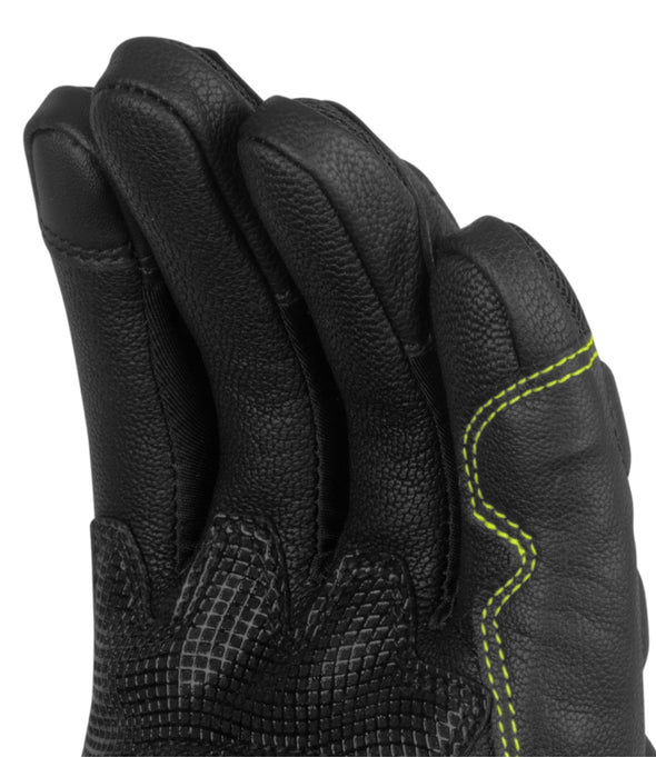 TORNADO PRO 3 GLOVES - Black Hi-Viz Green