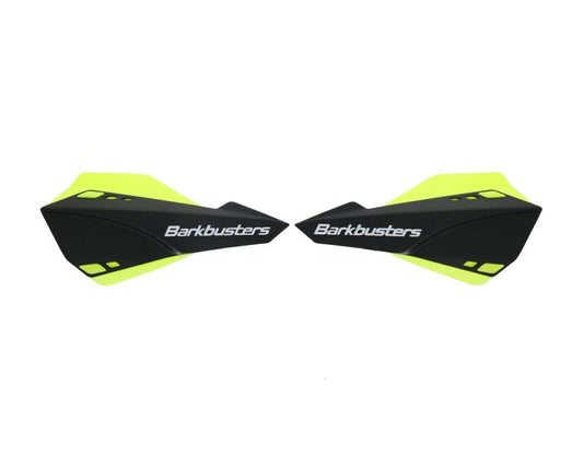 Barkbusters SABRE MX Enduro Handguards BLACK with Deflectors in Yellow Hi Viz (SAB-1BK-02-YH)