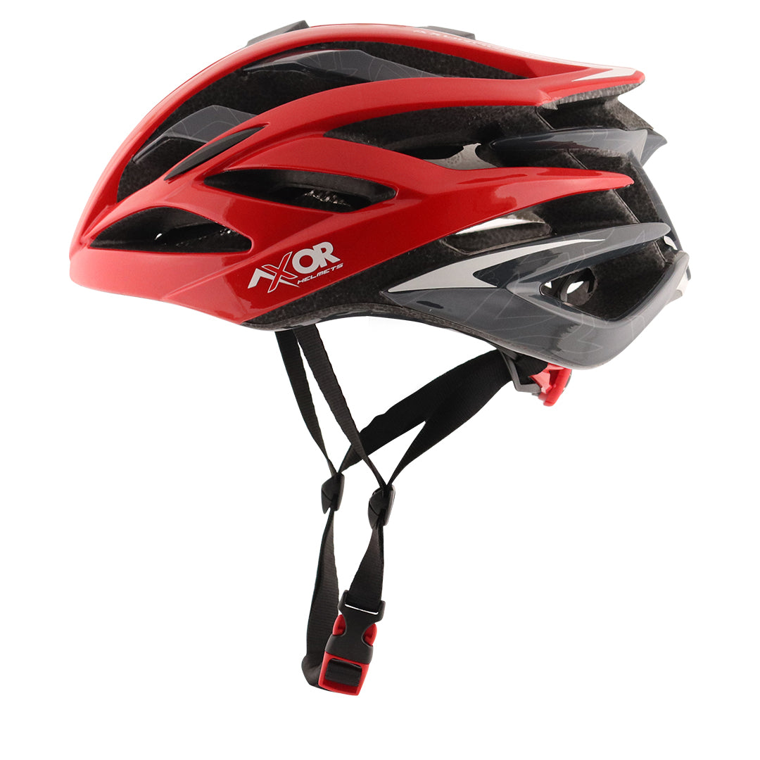 Axor Scoot Bicycle Helmet Black Red Grey