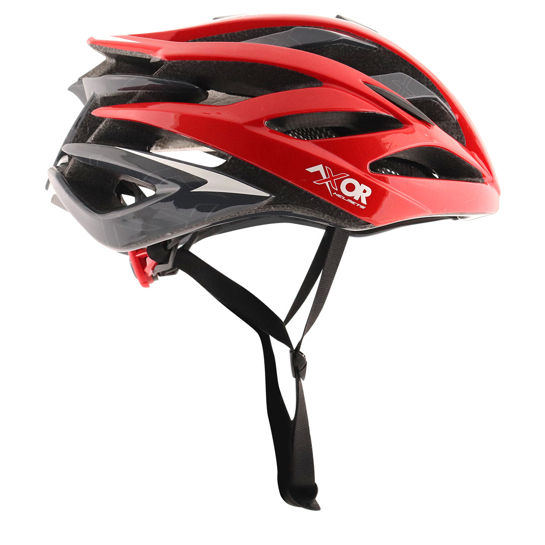 Axor Scoot Bicycle Helmet Black Red Grey