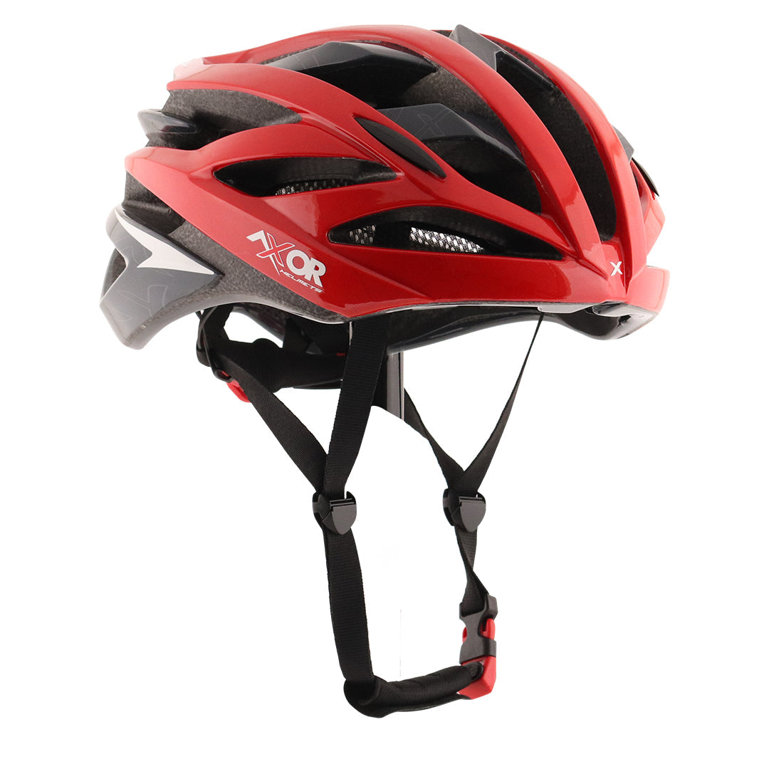 Axor Scoot Bicycle Helmet Black Red Grey