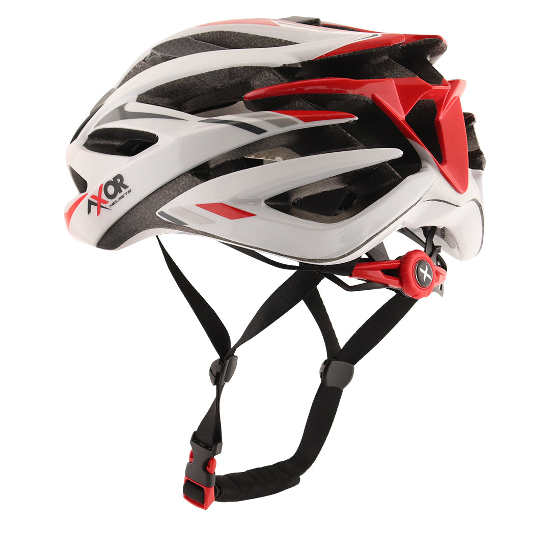Axor Scoot Bicycle Helmet White Red