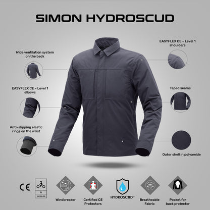Simon Hydroscud® Jacket - Dark Grey