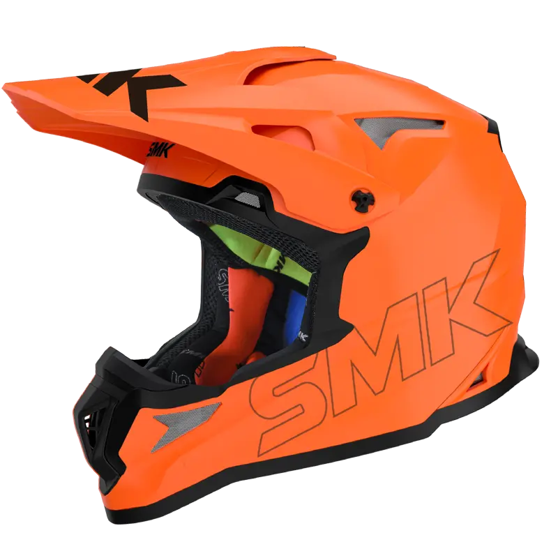 SMK Allterra Hi Viz Orange (HV720) Helmet