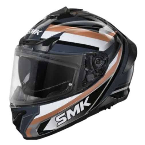SMK Typhoon Freeride Gloss Grey White Brown – GL627