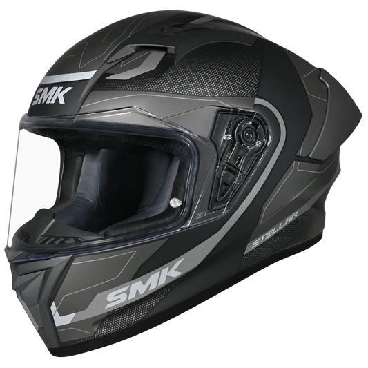 SMK Stellar Sports Flight Matt Black Grey (MA266)