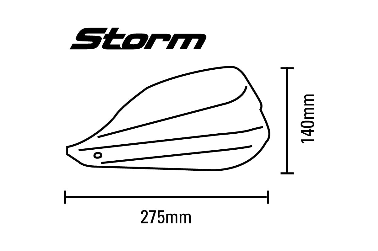 Barkbusters STORM Guards White (STM-003-00-WH)
