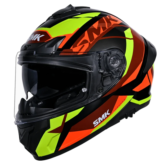 Typhoon Style Gloss Black Neon Orange (GL247) Helmet