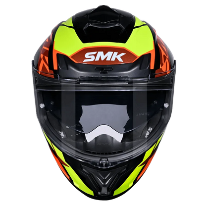 Typhoon Style Gloss Black Neon Orange (GL247) Helmet