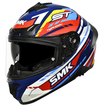 SMK TYOHOON S01 SPORTS TOURER GL534 GLOSSY BLUE YELLOW RED