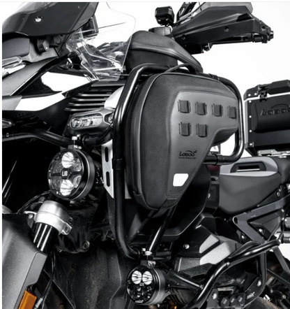 LOBOO Crash Bar Bags BHGB13BK (5L Pair) For BMW R1300GS Adventure (2024+) - Anti-Theft EVA Hard Shell Storage