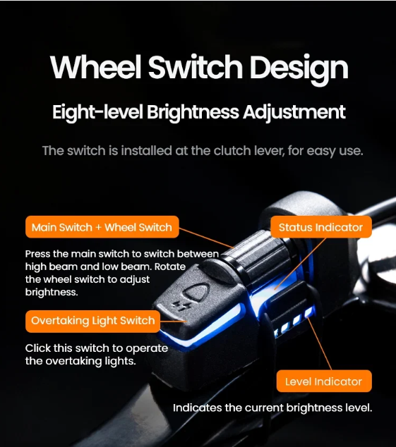 LOBOO L7X High & Low Beam Auxiliary Light (11.1.01407.001.01)