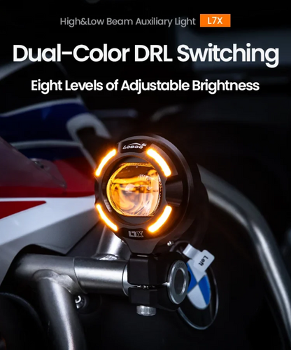 LOBOO L7X High & Low Beam Auxiliary Light (11.1.01407.001.01)