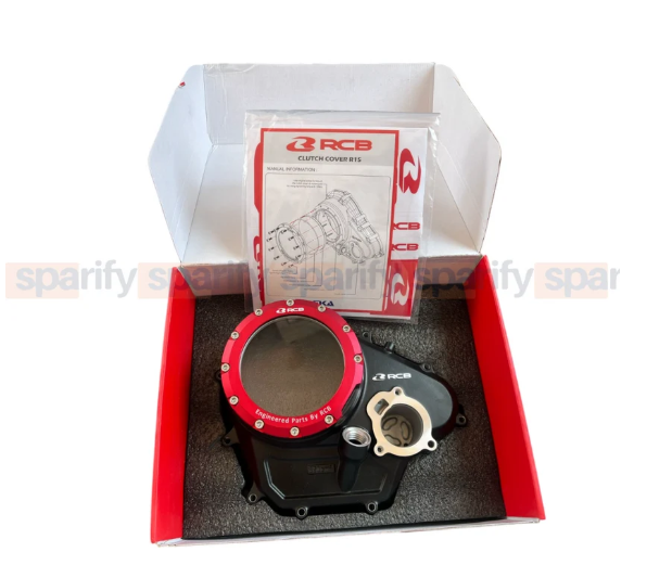 R15 V3 / V4 / MT 15 Engine Cover W/O Kick Starter 01E0010A - RCB (RACING BOY CORPORATION) - RED
