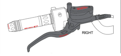 RCB E2 SERIES BLACK MASTER BRAKE PUMP RH 14MM 01BP001B