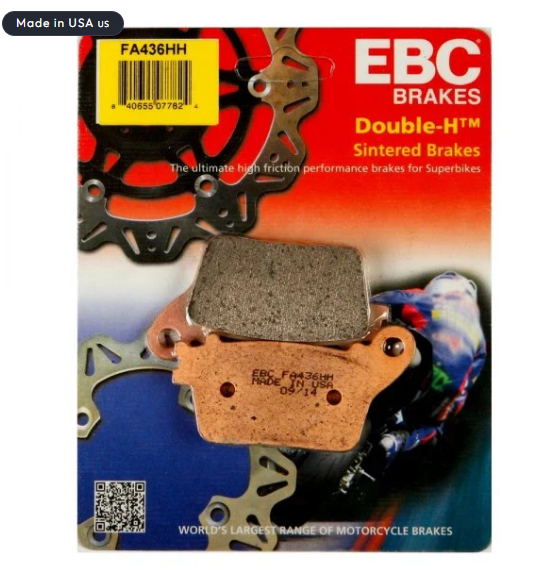 FA436HH Rear Brake Pad (Double-H™ Sintered) Brake Pads | EBC (Pack Of 1)