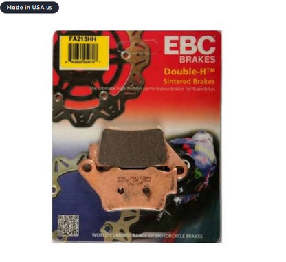 Continental GT 650 / Interceptor 650 EBC Double-H Sintered Front & Rear Brake Pads Combo | FA209/2HH + FA213HH