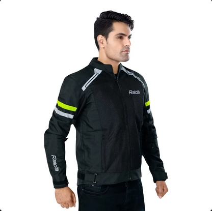Raida Tourer Jacket | Black/Hiviz