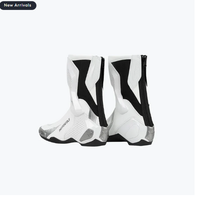 MOTOWOLF BO1 Racing Motorcycle Riding Boots For Unisex - White