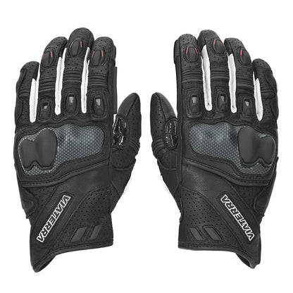 SHIFTER – SHORT MOTORCYCLE LEATHER RIDING GLOVES