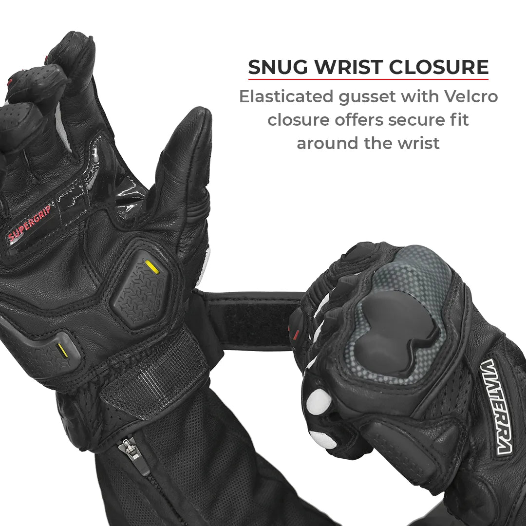 SHIFTER – SHORT MOTORCYCLE LEATHER RIDING GLOVES