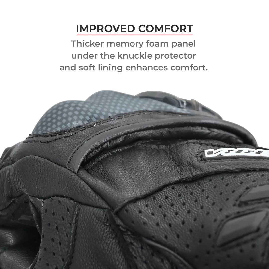 SHIFTER – SHORT MOTORCYCLE LEATHER RIDING GLOVES