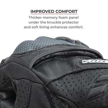 SHIFTER – SHORT MOTORCYCLE LEATHER RIDING GLOVES