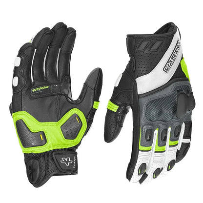 SHIFTER – SHORT MOTORCYCLE LEATHER RIDING GLOVES