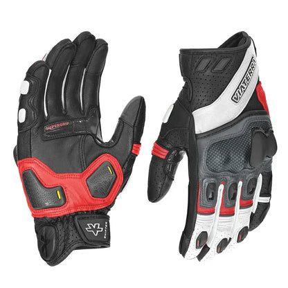 SHIFTER – SHORT MOTORCYCLE LEATHER RIDING GLOVES