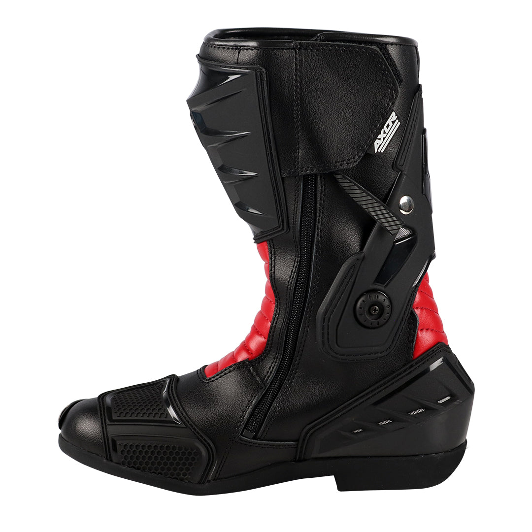 Axor Slipstream Riding Boots BLACK RED