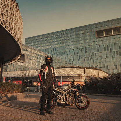 Viaterra Spencer Street Mesh Motorcycle Riding Pants Regular (Black)