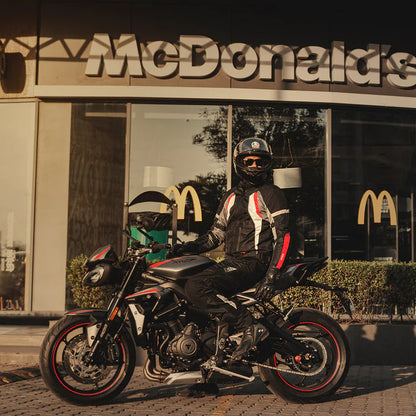 Viaterra Spencer Street Mesh Motorcycle Riding Pants Regular (Black)