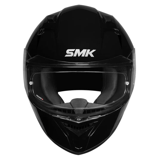SMK Stellar Sports Unicolor Matt Black (MA200) Helmet